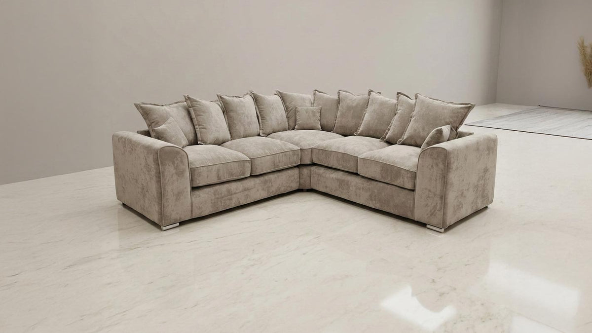 Ivory Haven Scatterback Corner Sofa