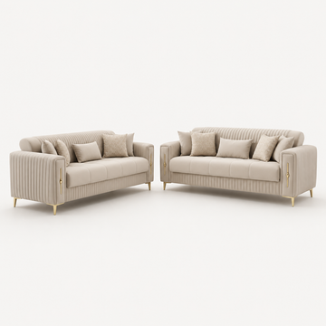 Karizma Luxury Velvet Sofa – 3+2, 3 & 2 Seater