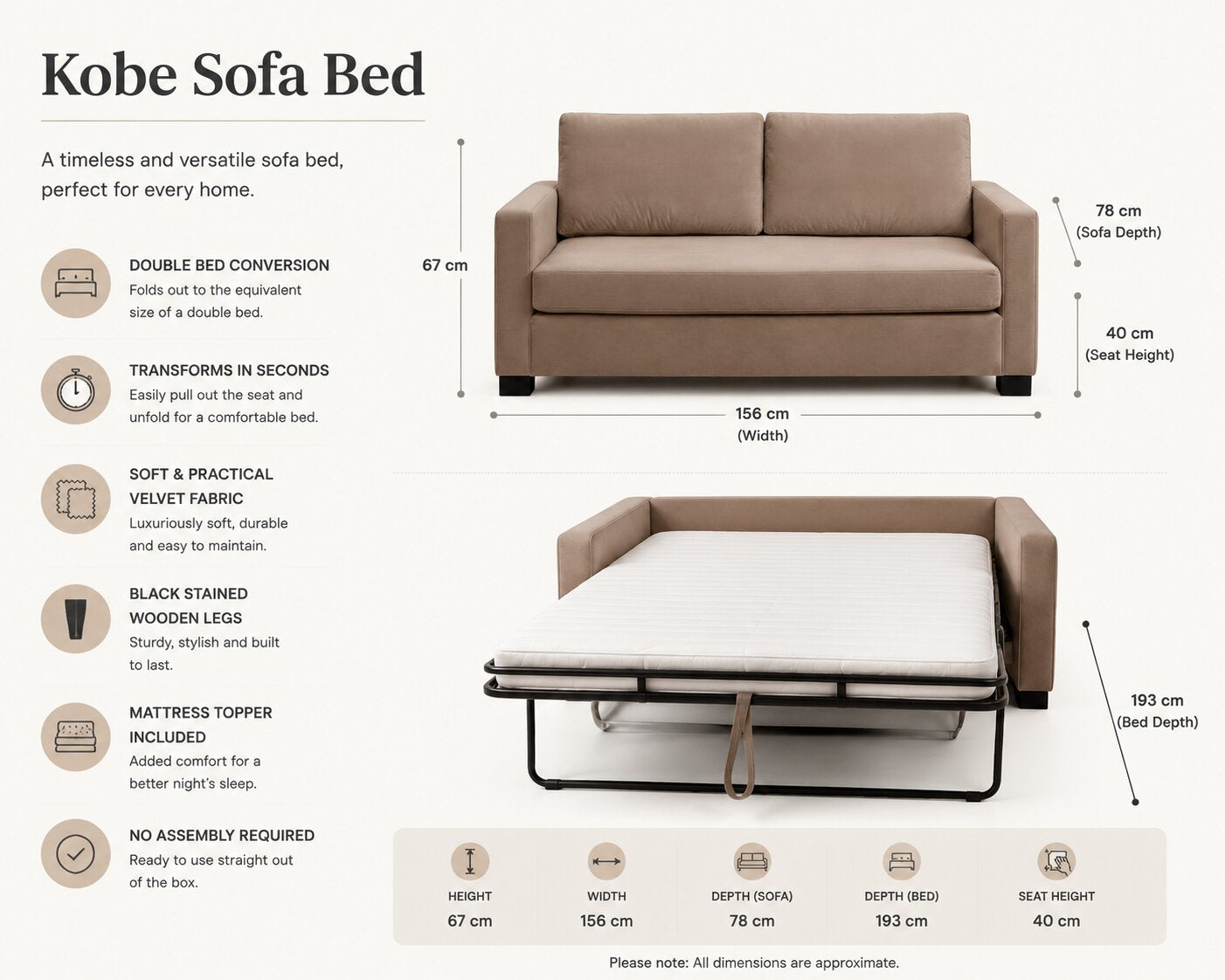 Kobe Sofa Bed