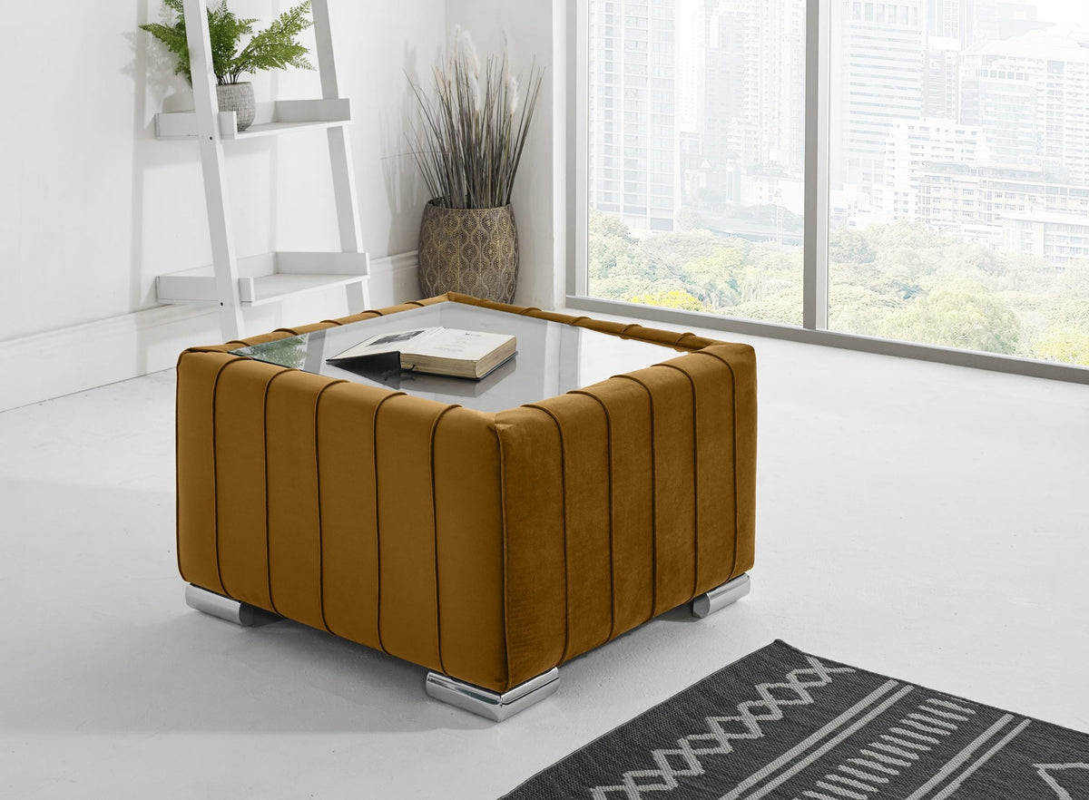 Layla Corner Fullback - 2C2 + Extra Cushions - burnt orange