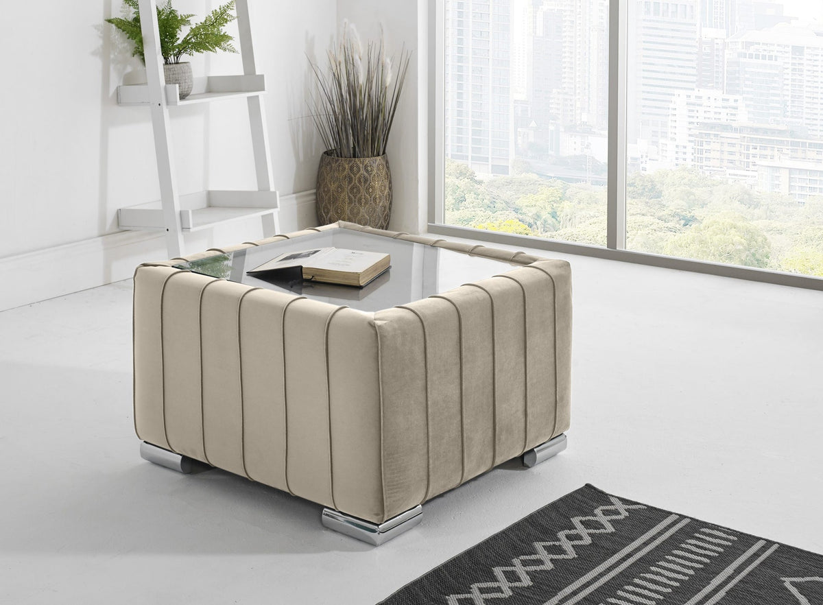 Layla Corner Fullback - 2C2 + Extra Cushions - cream