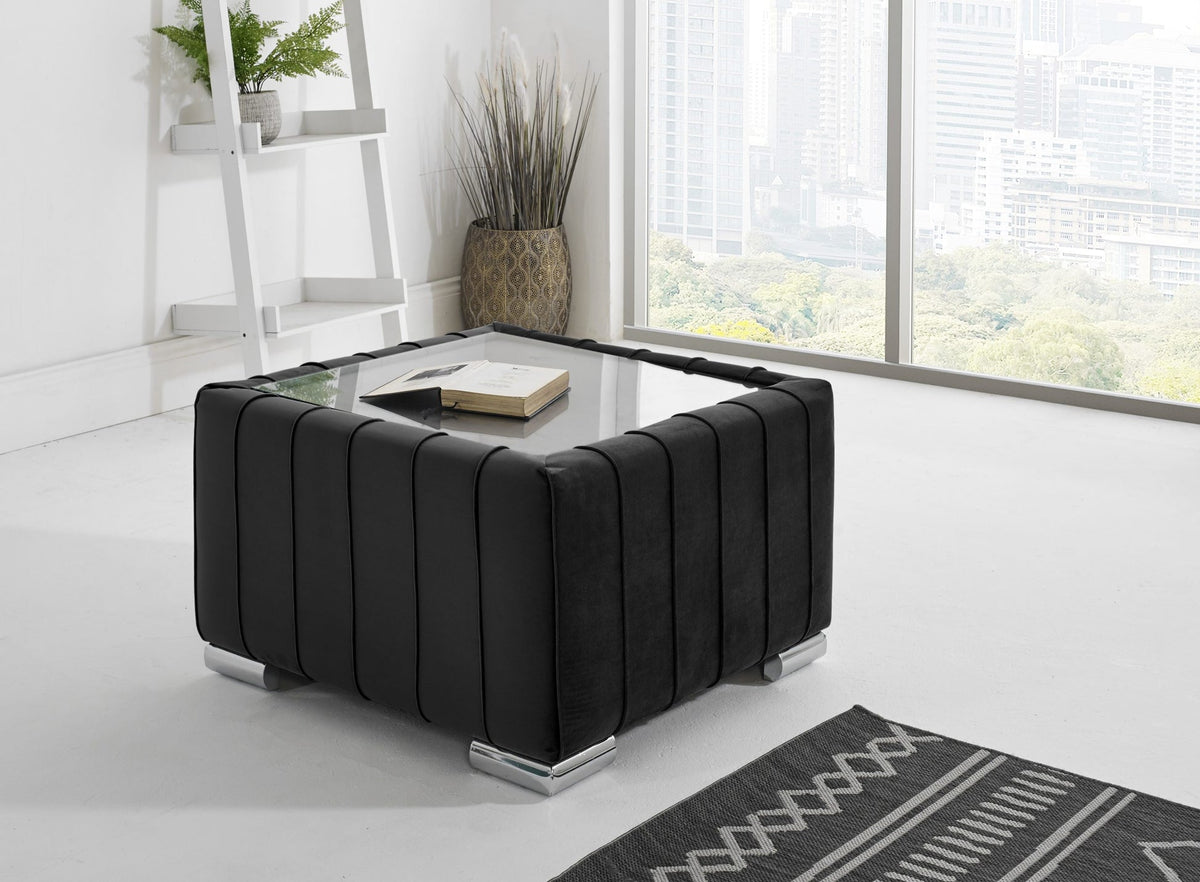 Layla Corner Fullback - 2C2 + Extra Cushions - ebony