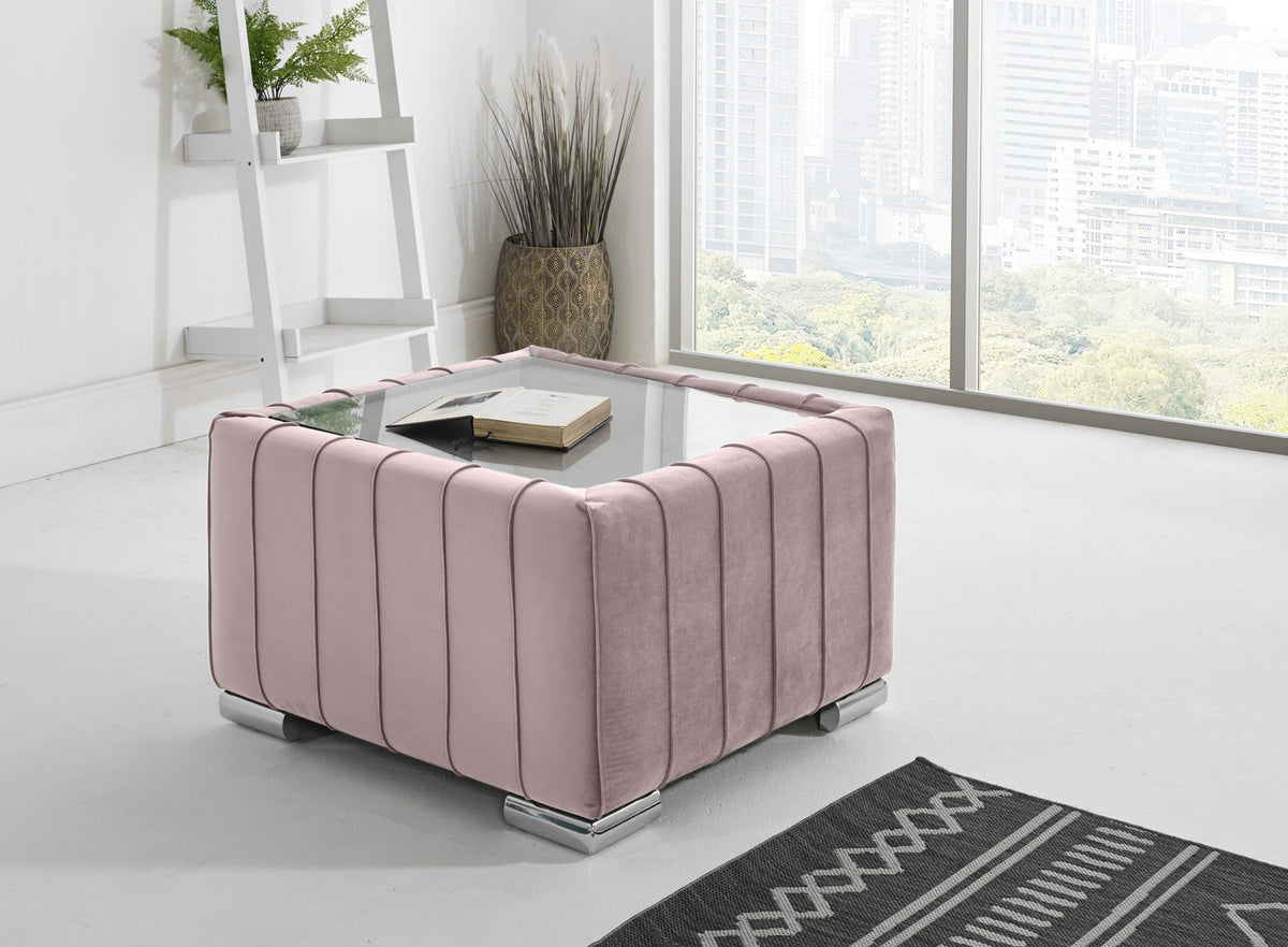 Layla Corner Fullback - 2C2 + Extra Cushions - pink