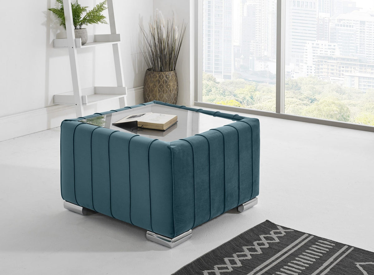Layla Corner Fullback - 2C2 + Extra Cushions - teal