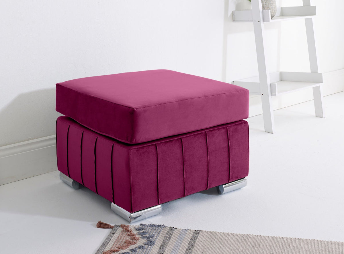 Layla Corner Fullback - 2C2 + Extra Cushions - cerise