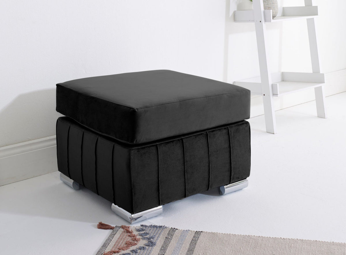 Layla Corner Fullback - 2C2 + Extra Cushions - ebony