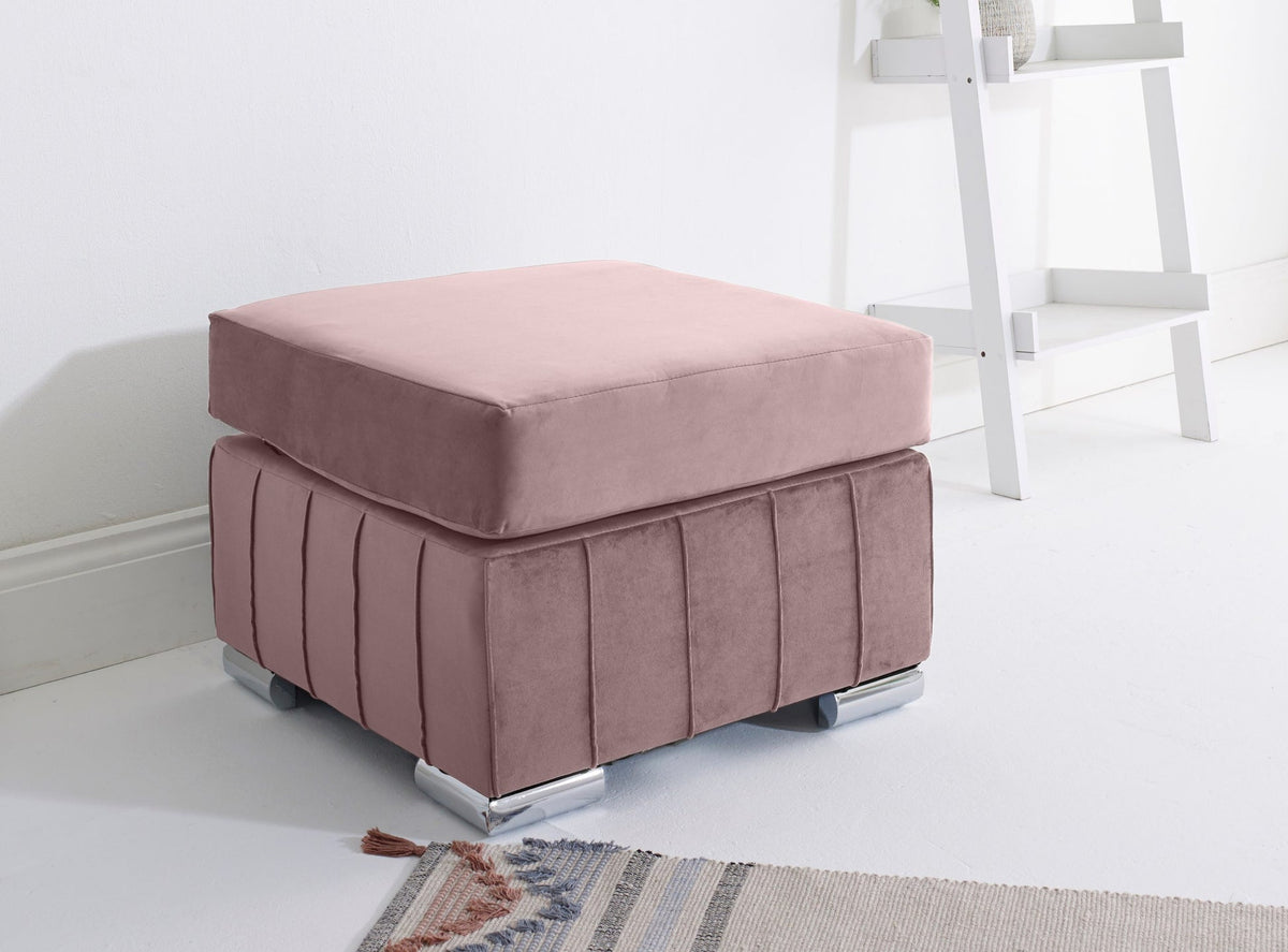 Layla Corner Fullback - 2C2 + Extra Cushions - pink