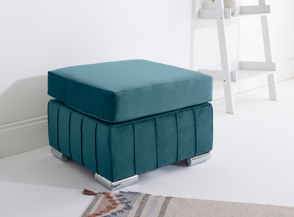 Layla Corner Fullback - 2C2 + Extra Cushions - teal