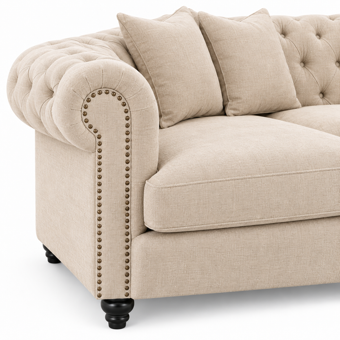 Lilly U Shape Chesterfield Sofa