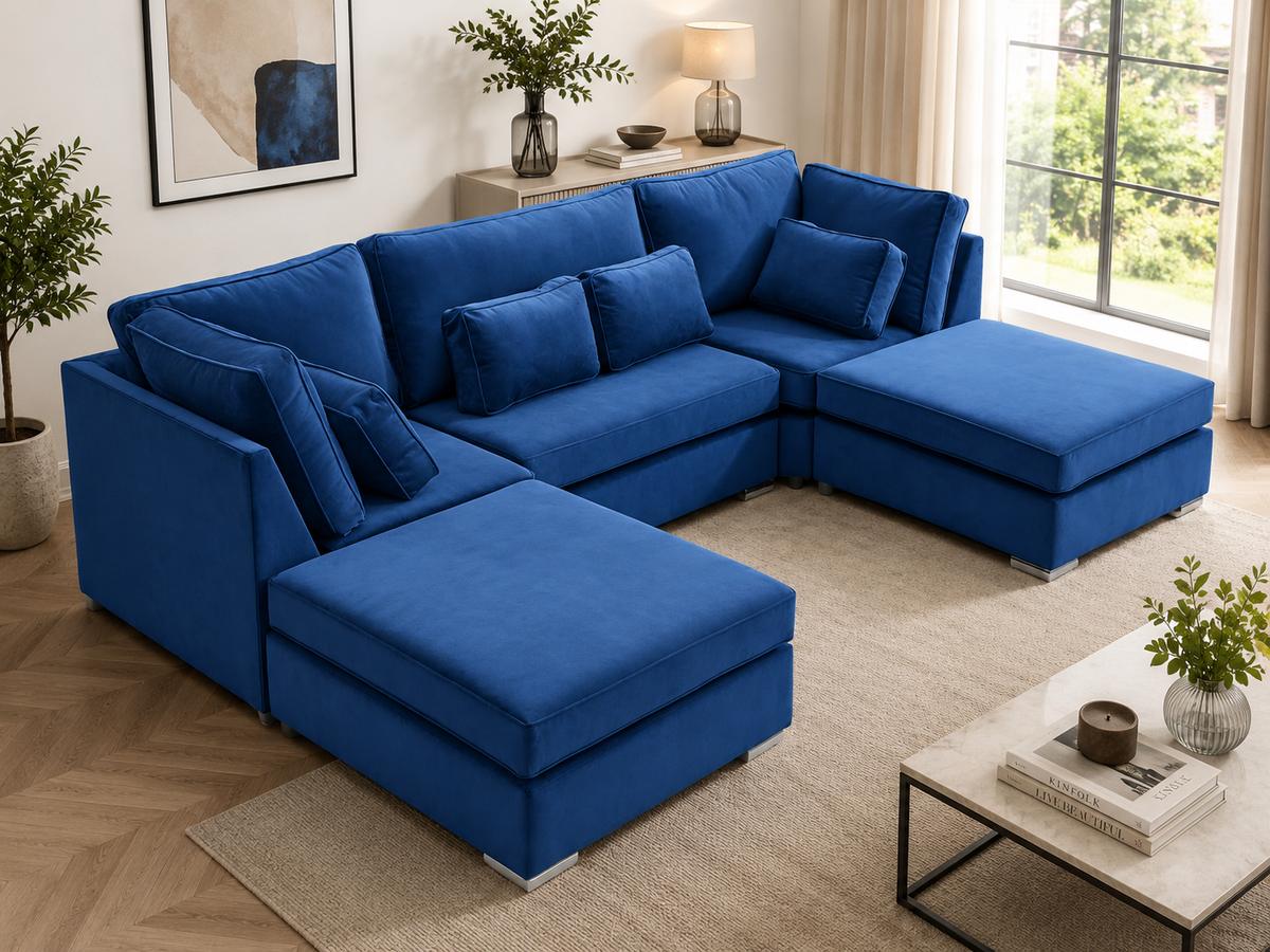 Lux U Shape Fullback + Extra Cushions