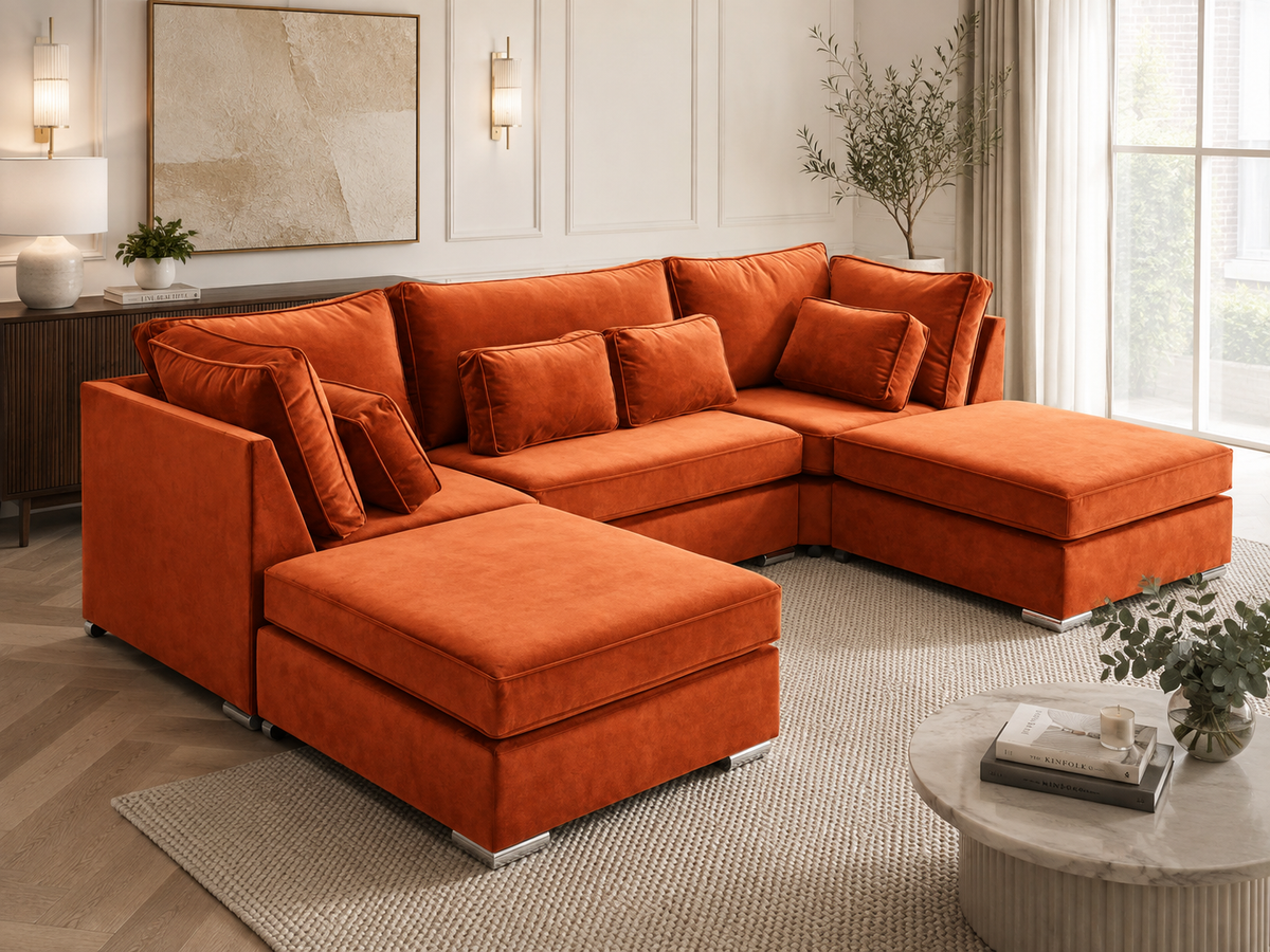 Lux U Shape Fullback + Extra Cushions