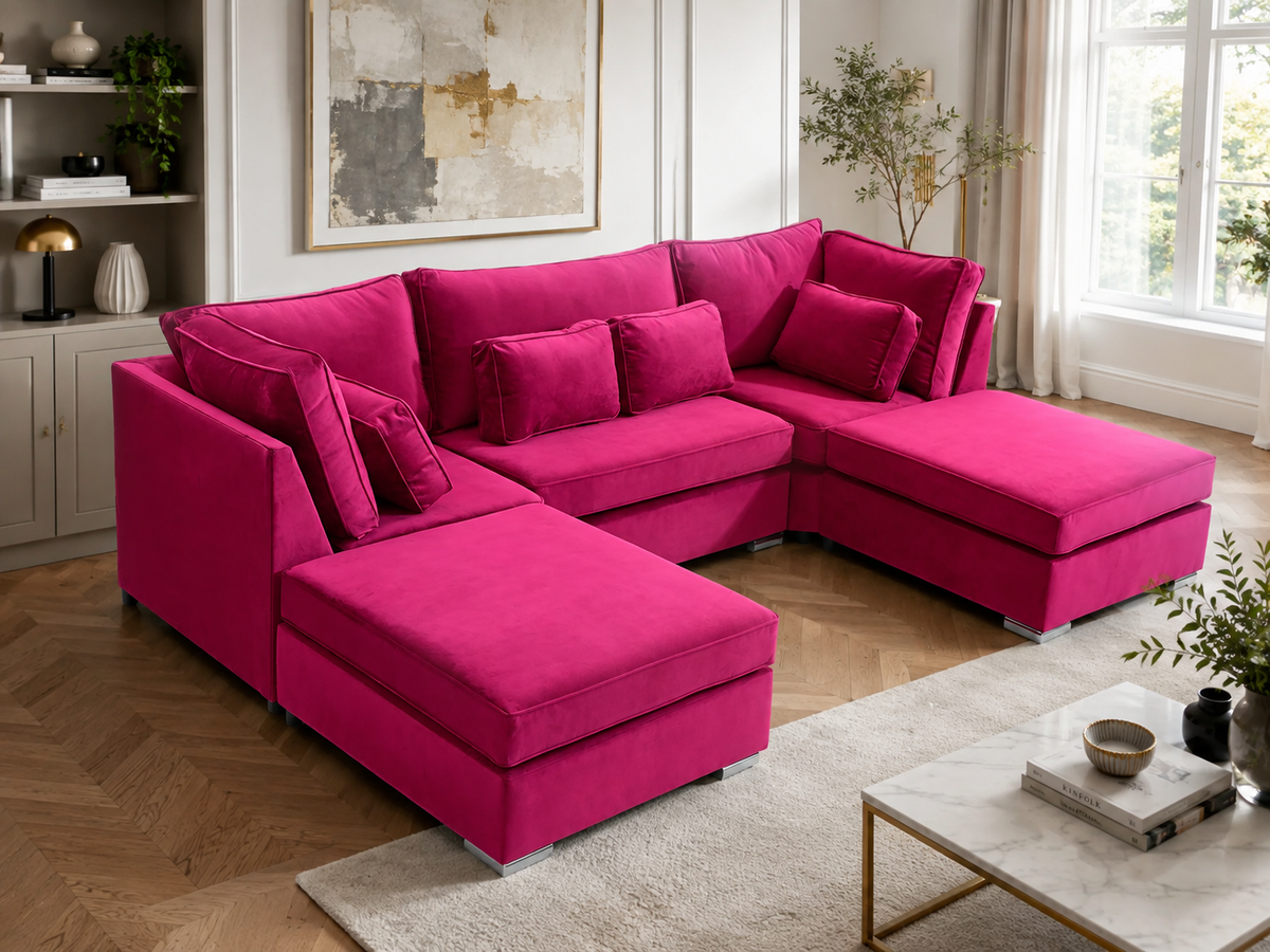 Lux U Shape Fullback + Extra Cushions