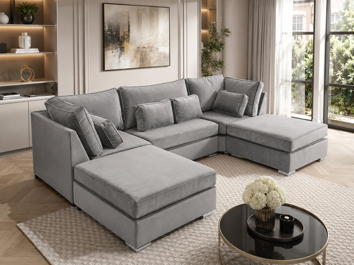 Lux U Shape Fullback + Extra Cushions