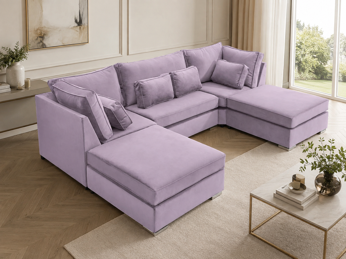 Lux U Shape Fullback + Extra Cushions