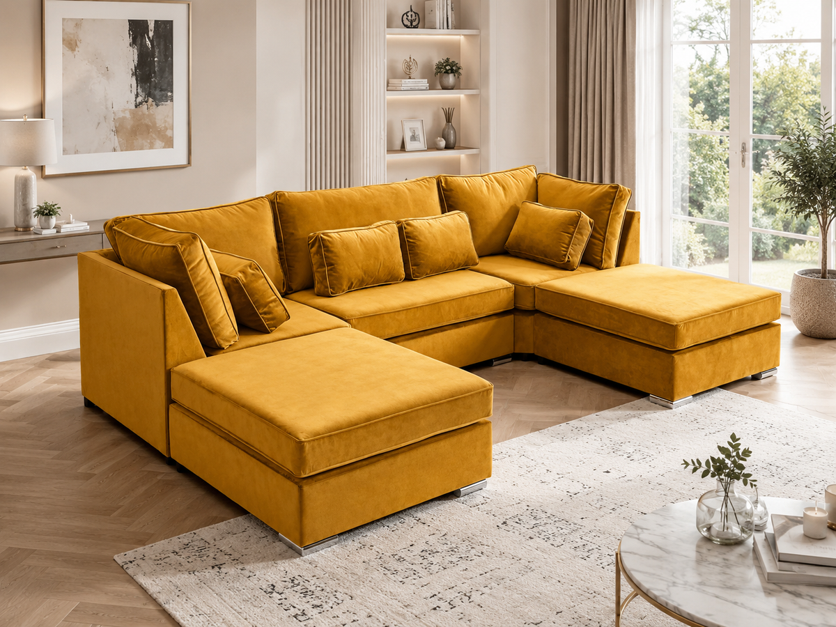 Lux U Shape Fullback + Extra Cushions
