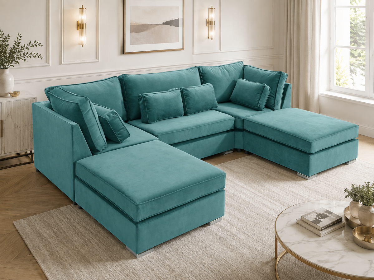 Lux U Shape Fullback + Extra Cushions