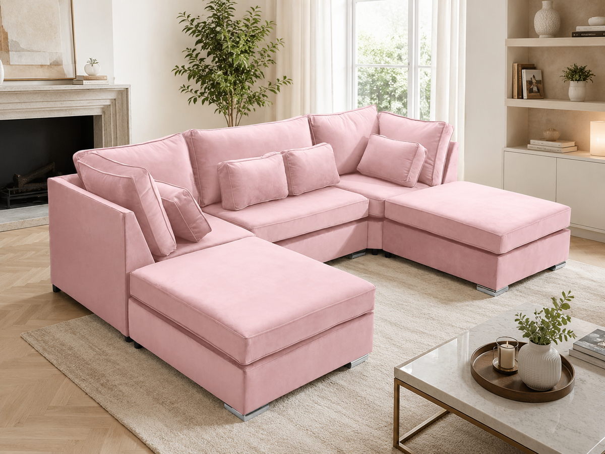 Lux U Shape Fullback + Extra Cushions