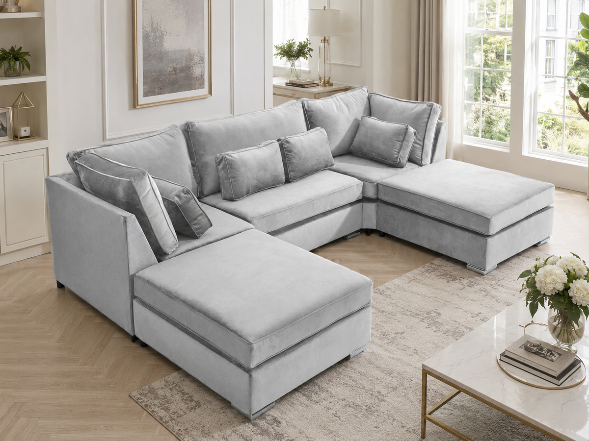 Lux U Shape Fullback + Extra Cushions