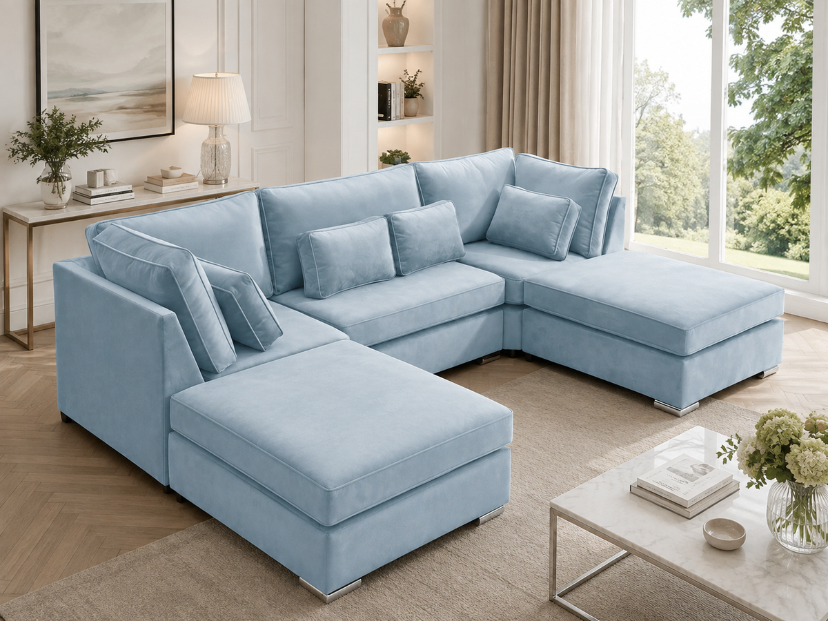 Lux U Shape Fullback + Extra Cushions