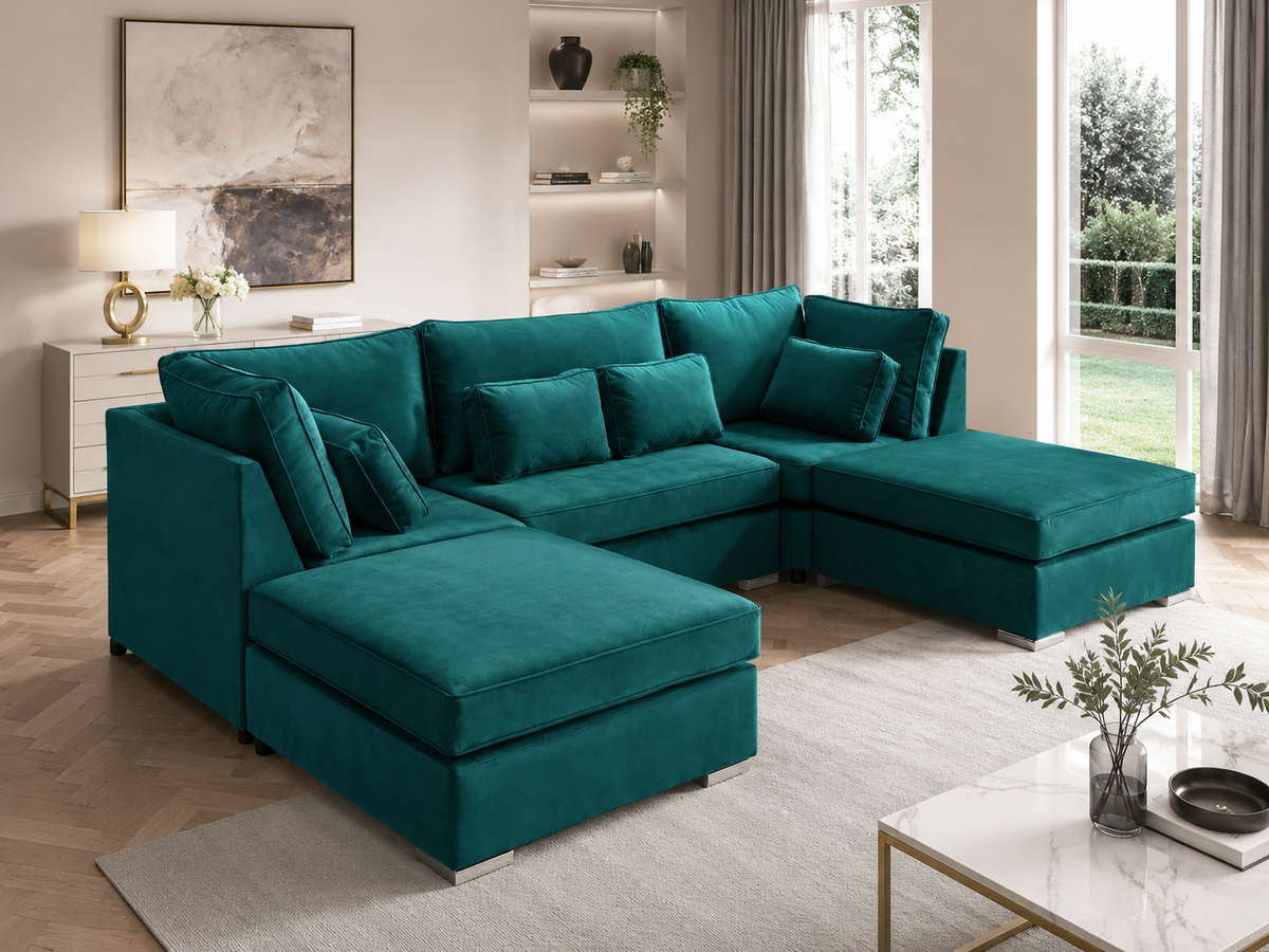 Lux U Shape Fullback + Extra Cushions