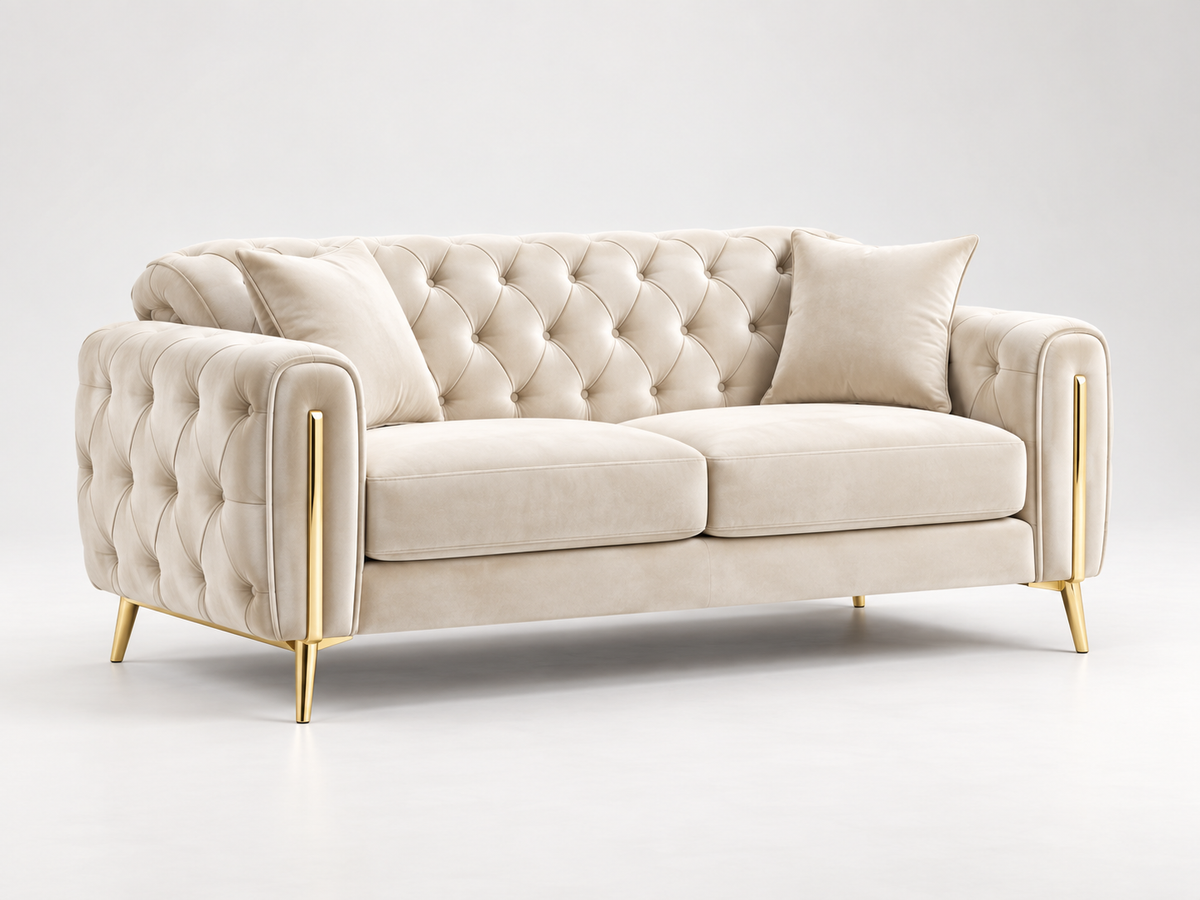 Madrid Luxury Velvet Sofa Set – 3+2, 3 & 2 Seater