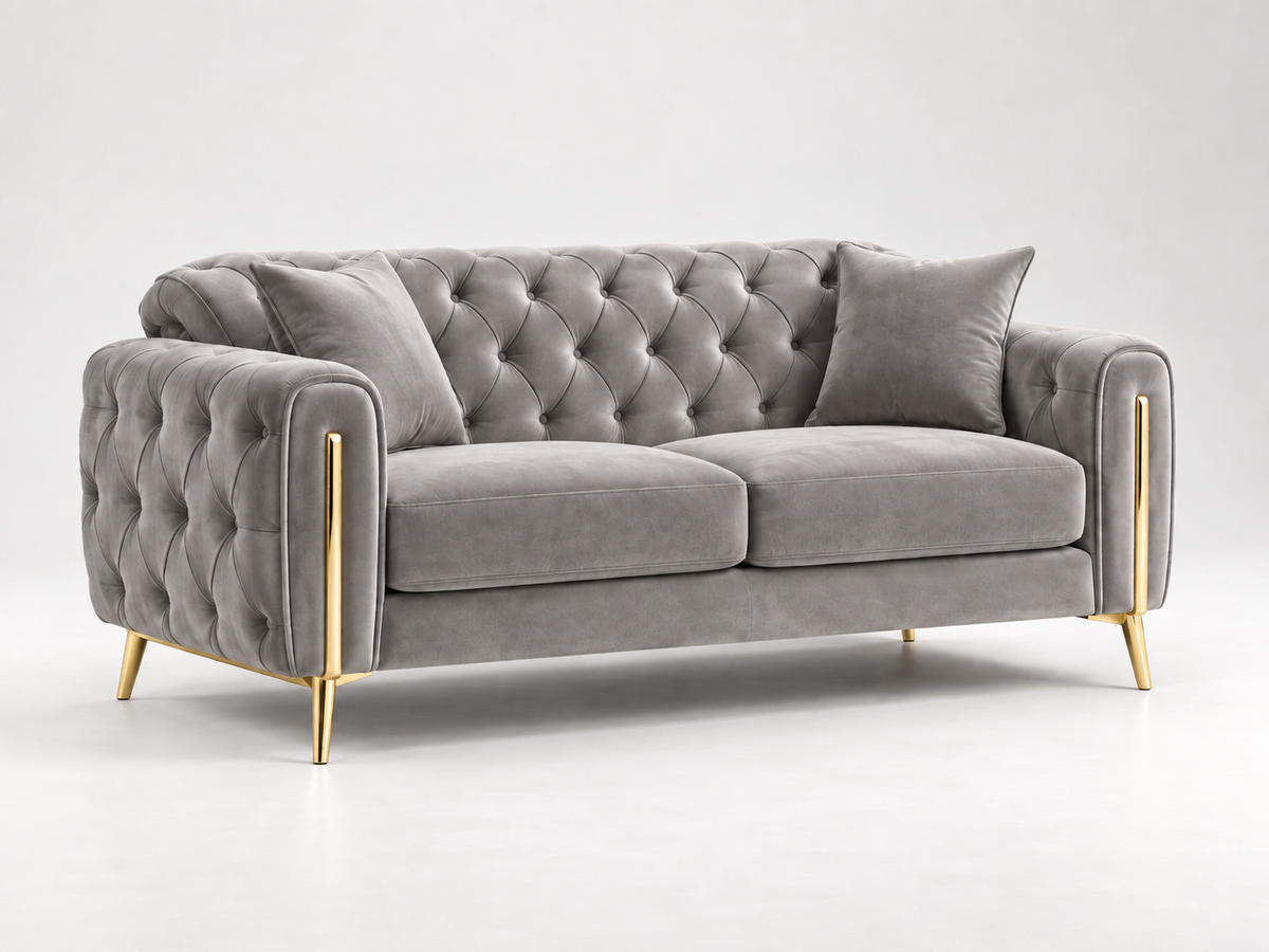 Madrid Luxury Velvet Sofa Set – 3+2, 3 & 2 Seater