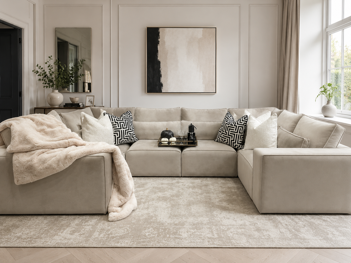 Mayfair U-Shape Sofa Close End