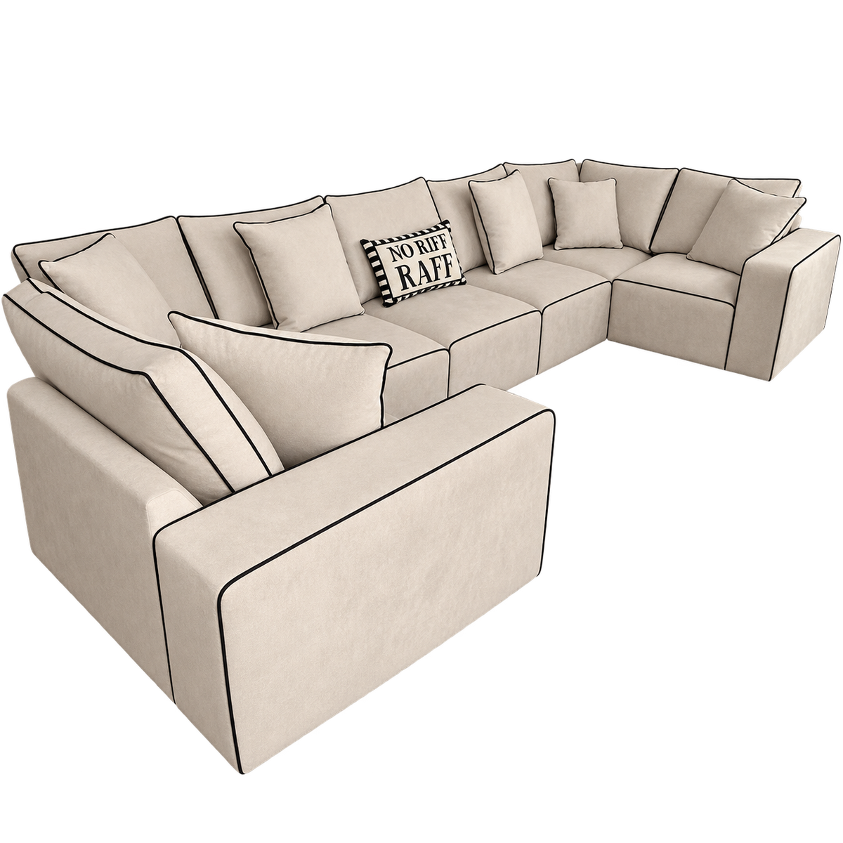 Mayfair U-Shape Sofa Close End