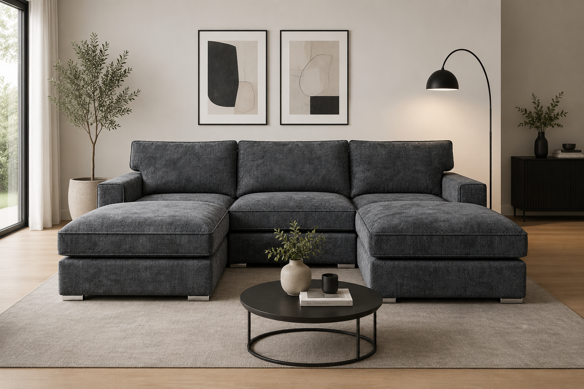 Midnight Haven U-Shape Sofa