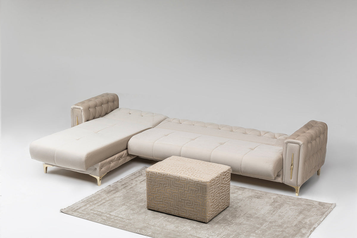 Monaco Relax Corner Sofa – Luxury Velvet Corner - reference view 6