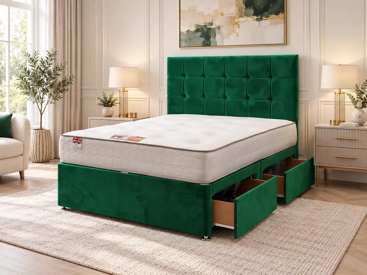 Munich Divan Bed + Princess Mattress
