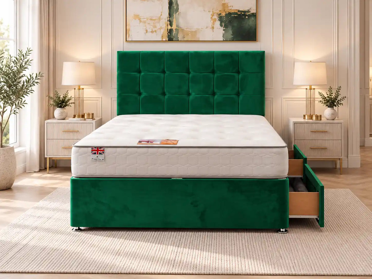 Munich Divan Bed + Princess Mattress