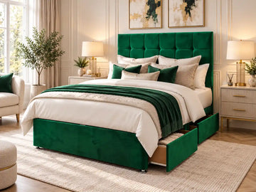 Munich Divan Bed + Princess Mattress