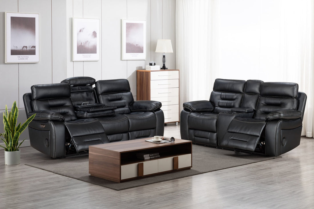 Omanto - 2 Seater - Leather Recliner