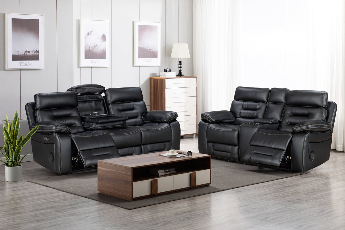 Omanto - 3 Seater - Leather Recliner