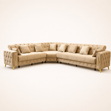 Ophelia Luxury Velvet Corner Sofa
