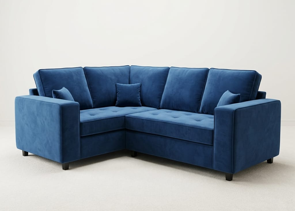 Orion Velvet Corner Sofa 1C2 - reference view 3