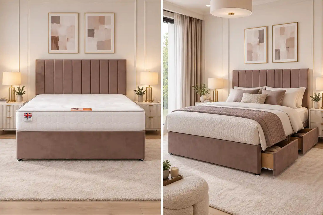 Paris Divan Bed + Princess Mattress