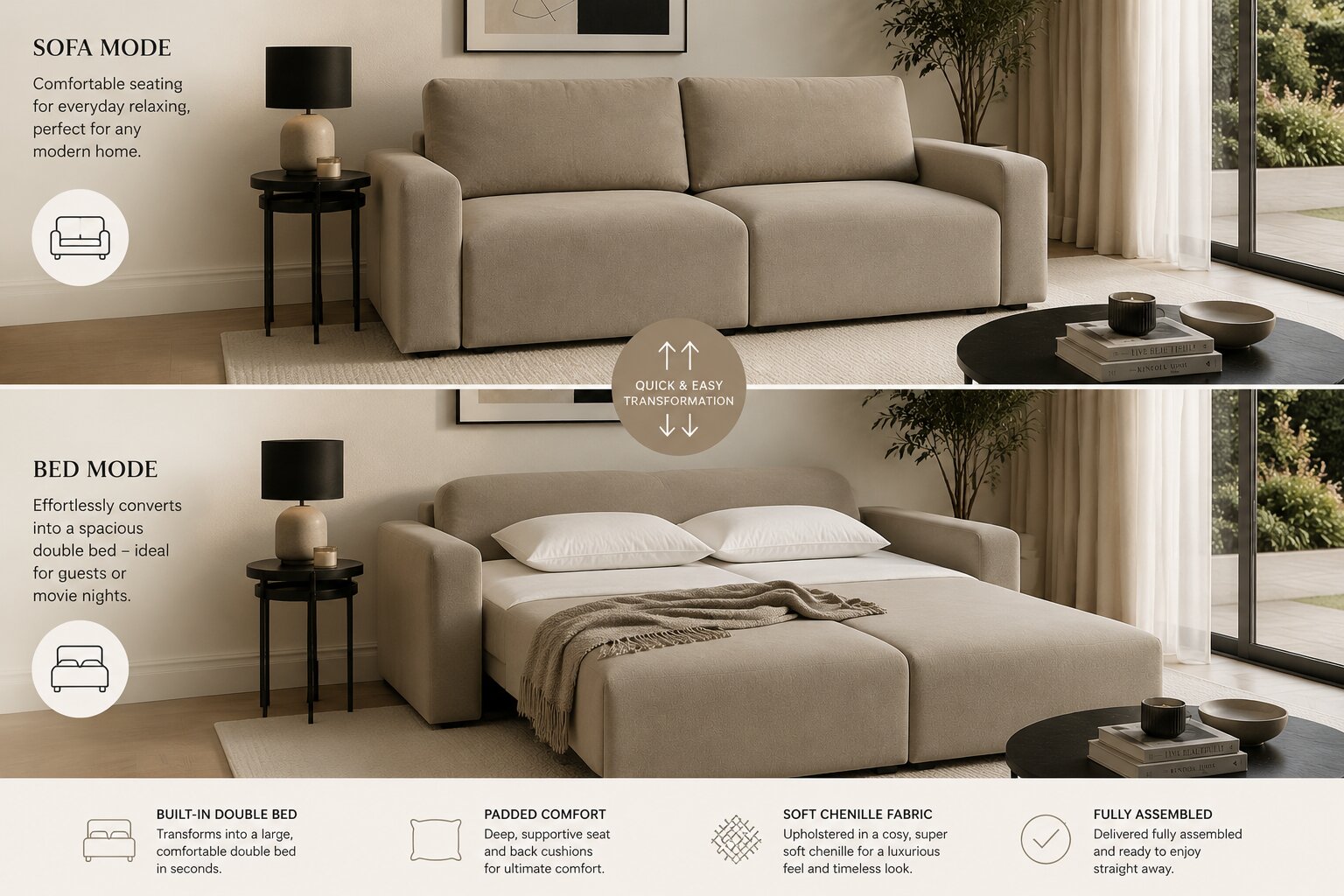 Pebble Sofa Bed