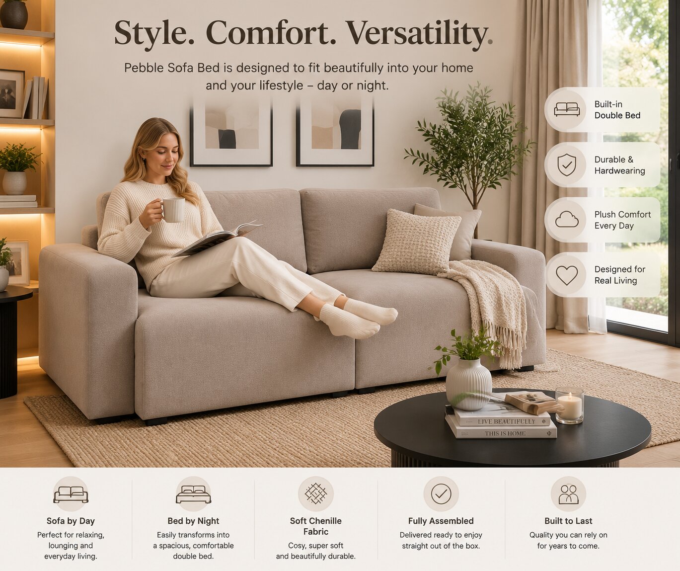 Pebble Sofa Bed