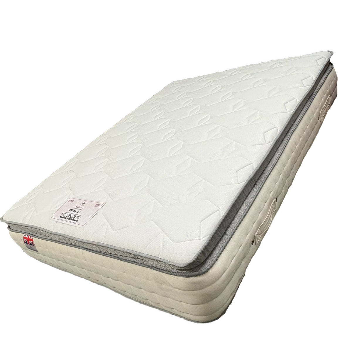 Pillowtop-Non Turn Mattress side detail - Brooklands Home Decor