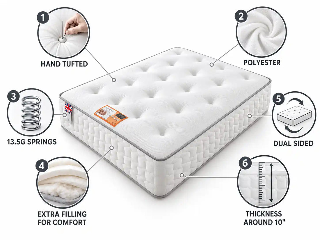 Sarah Divan Bed + Princess Mattress