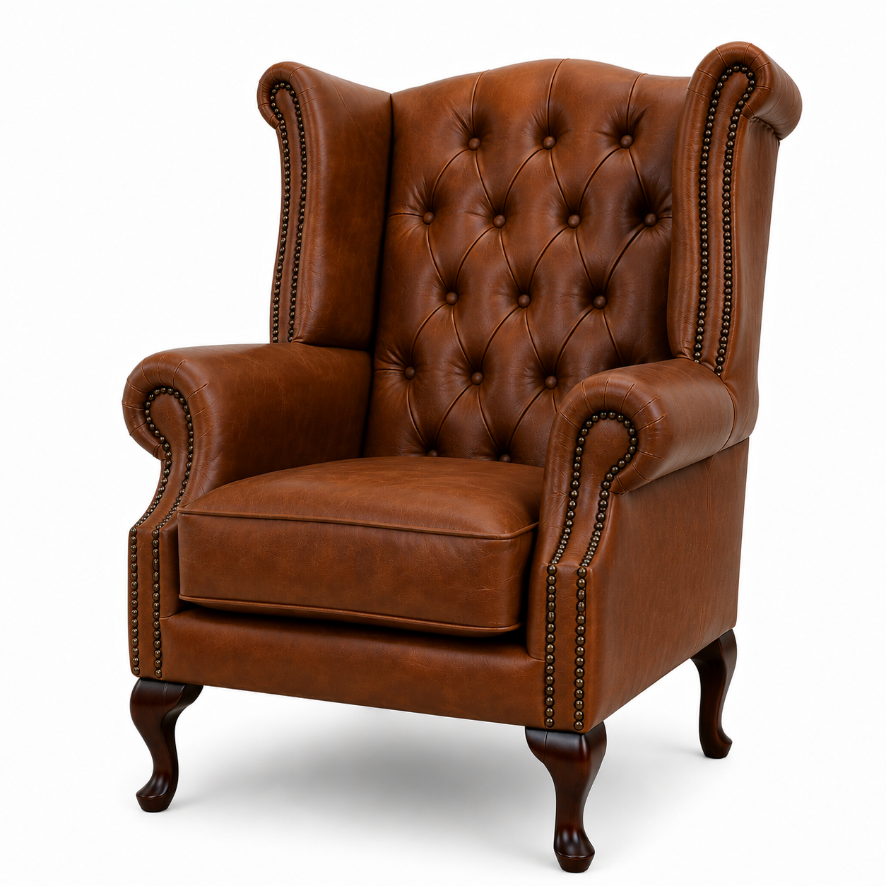 Queen Anne Chesterfield Chair