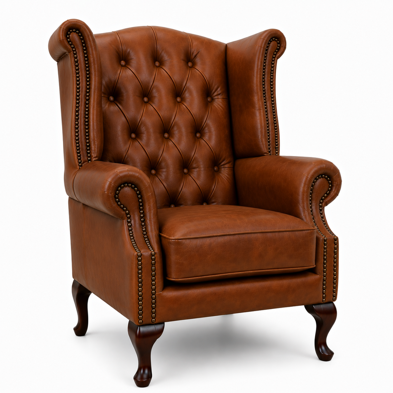 Queen Anne Chesterfield Chair