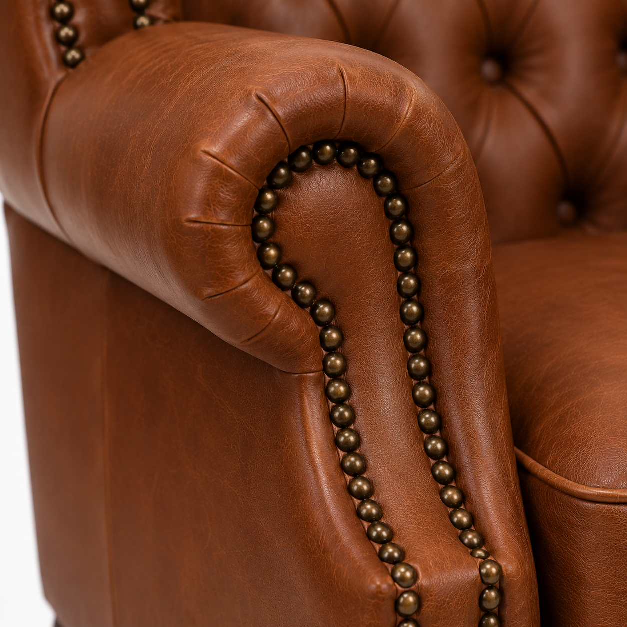 Queen Anne Chesterfield Chair