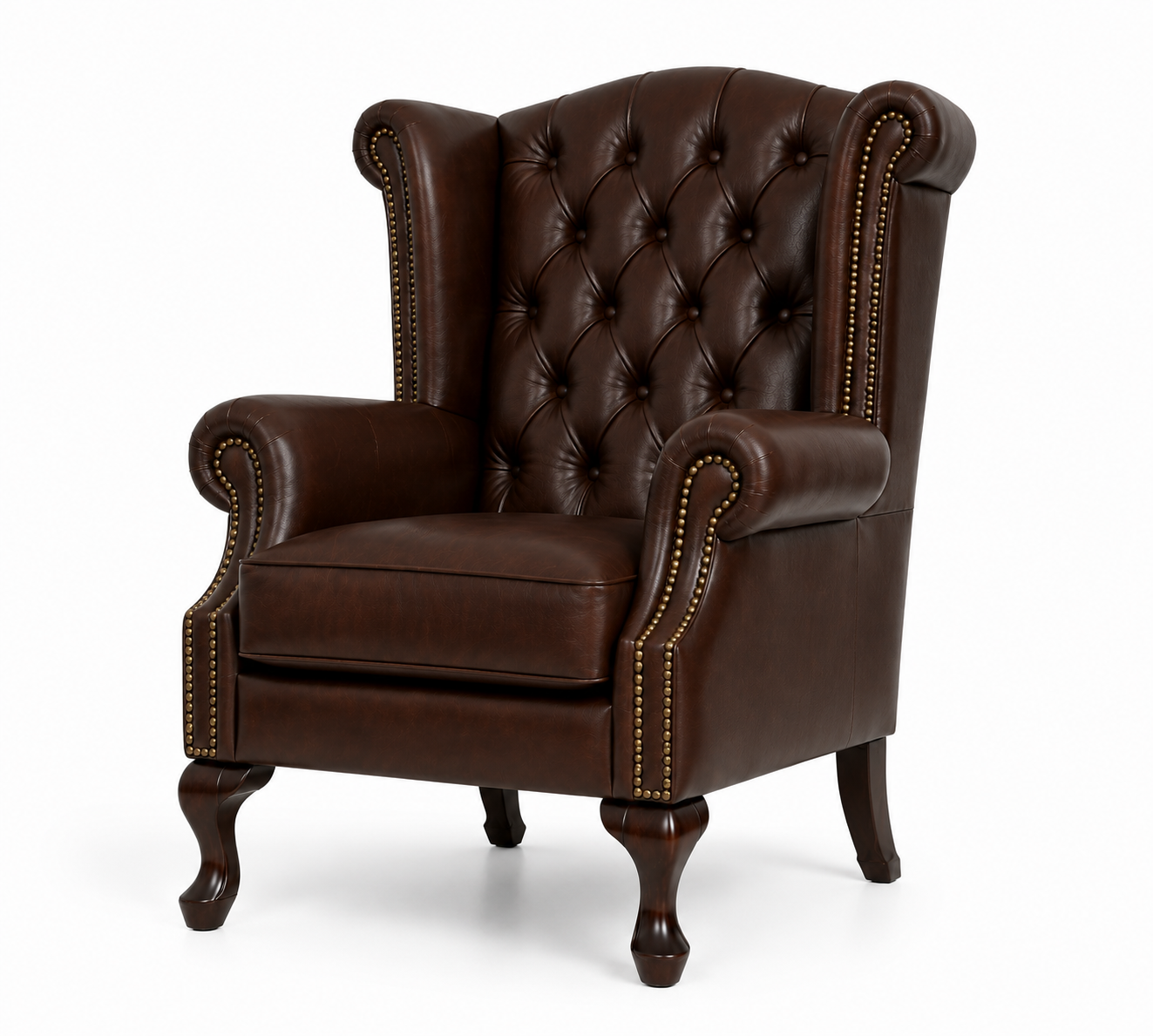 Queen Anne Chesterfield Chair