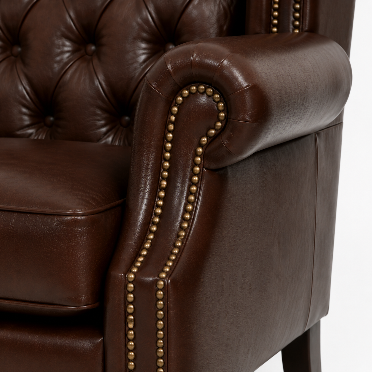 Queen Anne Chesterfield Chair