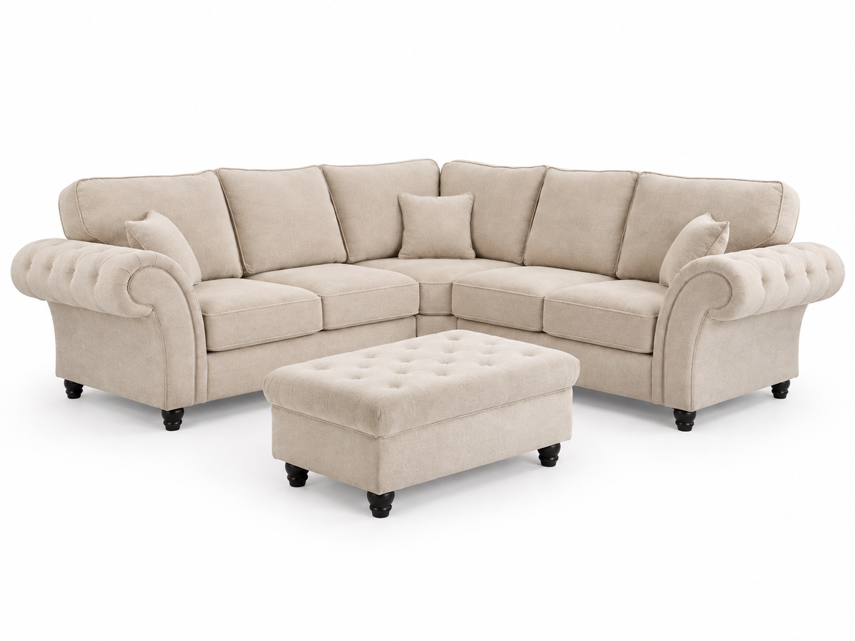 Rivello Corner Sofa with Footstool
