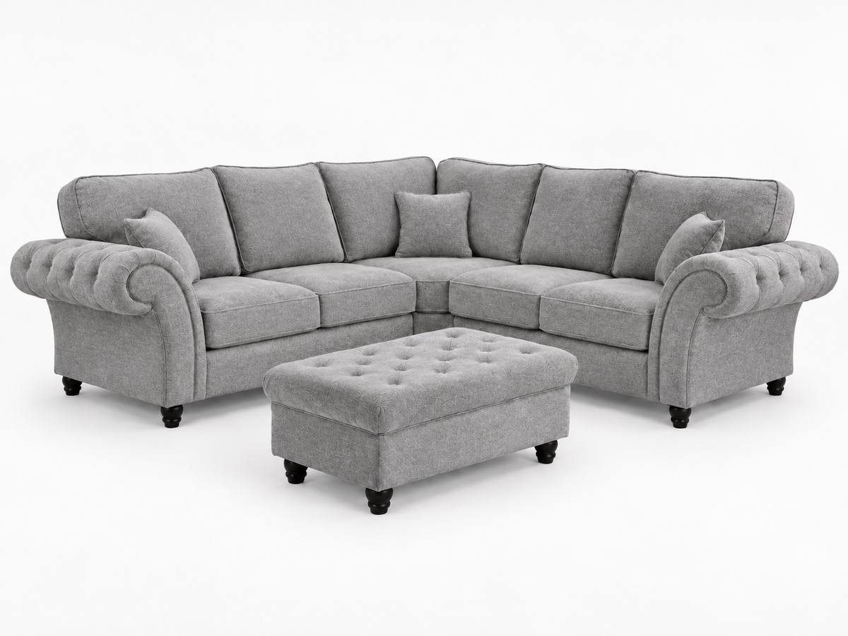 Rivello Corner Sofa with Footstool