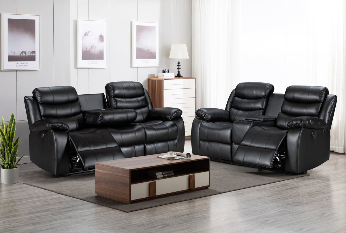 Roma 3+2 - Leather Electric Recliners